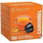 Ceai de Musetel cu Miere, 16 capsule compatibile Nescafe Dolce Gusto, Italian Coffee, Italian Coffee