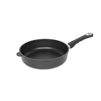 Tigaie adanca, aluminiu, 28cm, inaltime 7 cm, inductie - AMT Gastrogus, AMT Gastroguss