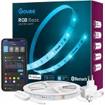 Banda LED Govee H615A RGB, 5 m, Sincronizare Muzica, Wifi si Bluetooth, Alexa, Google Asistant, Govee