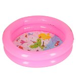 Piscina Gonflabila pentru copii, model MINI, culoare Roz, diametru 61 cm, AVEX