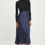 Answear Lab fusta culoarea negru, maxi, evazati, Answear Lab