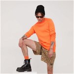 Superdry pulover barbati, culoarea portocaliu, călduros, Superdry