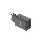 Incarcator priza Basic HC204, 2xUSB, 2.4A, negru