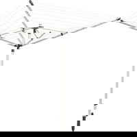 Uscator rotativ de rufe Leifheit, Metal, Argintiu, 50 m, Leifheit