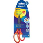 Foarfeca Griffix pentru dreptaci cu maner de plastic, rosu, 15 cm 803663, 