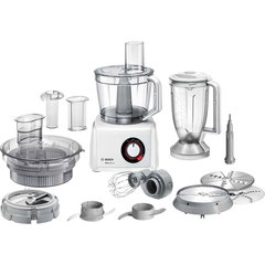 Robot de bucatarie Bosch MC812W872 MultiTalent 8 Food Processor, Power 1250 W, Volume 2.4 L, White