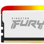 Memorie Kingston FURY Beast RGB White Special Edition 8GB DDR4 3600Mhz CL17, Kingston
