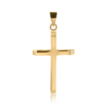 Pandant cruce din aur galben de 14K, TEILOR