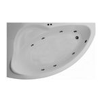 Cada acril cu hidromasaj Palermo 1500 x 1000 mm stanga, Fresh Bathroom