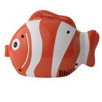 Aparat aerosoli RedLine Healthy Fish, 3 ani garantie, nebulizator cu compresor, MMAD 2.44 μm, design prietenos pentru copii