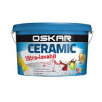 Vopsea ultravalabila lucios pentru interior Oskar Ceramic Alb 2.5 L