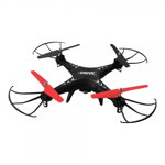 Drona cu acumulator si telecomanda Idrive, plastic, 28 cm, Multicolor