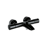 Baterie cada si dus KLUDI Zenta Black & White DN15 NEGRU cu termostat