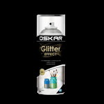 Vopsea spray Oskar Glitter Effect, auriu, lucios, interior/exterior, 400 ml, Oskar