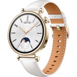 Smartwatch Watch GT4 Aurora-B19L 41mm Curea White Leather White 55020BJB, Huawei
