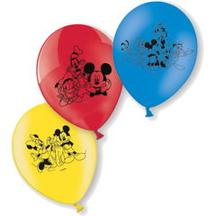 Set 6 baloane latex 23 cm mickey, Amscan