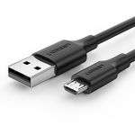 Cablu Date si Incarcare USB la Micro, Ugreen, Negru, 1 m