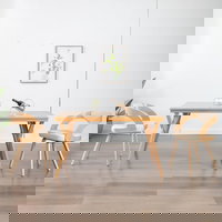 vidaXL Scaune de bucatarie 2 buc crem lemn curbat and piele ecologica