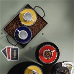 Set cești de cafea, Multicolor, 18x7x28 cm, Kütahya Porselen