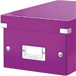 Cutie arhivare leitz Leitz Click & Store DVD pe un violet (10K261N), Leitz