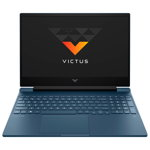 Laptop Gaming HP Victus 15-fa0011nq, 15.6", Full HD, Intel Core i5-12500H, 16GB RAM, 512GB SSD, NVIDIA GeForce RTX 3050 Ti, No OS, Albastru
