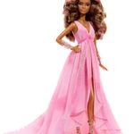Papusa Barbie Signature Crystal Fantasy Collection dark Skin Doll hcb95
