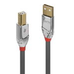 Cablu Lindy 2m USB 2.0 Type A to B Cromo