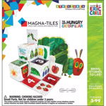 Set de constructie piese magnetice, CreateOn Magna-Tiles - Omida mancacioasa By Eric Carle, 16 piese, CreateOn