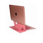 Stand de laptop Moft DesignNest DH0117PK/MOFTST, 15.6 ", 22.4 x 17 x 0.3 cm, reglare dubla a unghiului, Roz