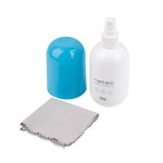 Spray de curatare 140ml cu laveta din microfibra pentru echipamente de birou Natec Raccoon Office Cleaning Kit, Natec