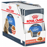 Royal Canin Feline Care Nutrition Light Weight Care, plic hrană umedă pisici, managementul greutății, (în sos), 85g, Royal Canin
