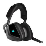 Casti gaming wireless Corsair Void ELITE, surround 7.1, Carbon, CORSAIR