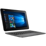 Laptop 2 in 1 ASUS T101HA-GR030T cu procesor Intel® Atom™ x5-Z8350 pana la 1.92 GHz, Cherry Trail, 10.1", 4GB, 128GB eMMC, Intel® HD Graphics, Windows 10, Glacier Grey