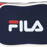 Fila, Borseta unisex de neopren cu logo, Rosu/Bleumarin, Fila