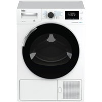 Uscator de rufe Beko DH8544RX, Uscare Hybrid, Motor Prosmart Inverter, LCD, 8 kg, 16 programe, Clasa A+++, Alb, Beko