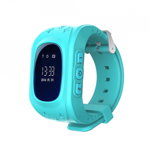 Ceas Smartwatch Pentru Copii Q50 cu Functie Telefon, Localizare GPS, Pedometru, SOS – Albastru, 