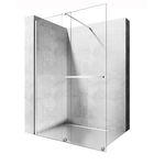 Paravan de dus Walk-In Rea 100 cm Cortis Crom, Rea