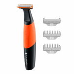 Aparat De Ras Si Tuns Barba Remington Durablade , Lama De 35 Mm, Piepteni Atasabili De 1, 2 Si 4 Mm, Maner Anti-alunecare, Indicator De Incarcare Led, Incarcare Prin Cablu Usb, Capat Nedetasabil , Negru/portocaliu, Remington