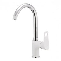 Baterie bucatarie Mixxus Dallas 014 Nut White, debit reglabil