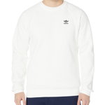 Imbracaminte Barbati adidas Originals Trefoil Essentials Crew Sweatshirt White, adidas Originals