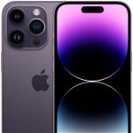 Smartphone Apple iPhone 14 Pro, 256 GB, Dual Sim, 5G, Deep Purple
