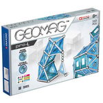 Set De Constructie GEO-024 Pro-L Panouri Magnetice 110 Piese Albastru/Argintiu, Geomag