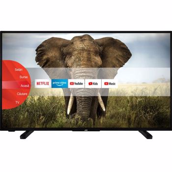 Televizor LED JVC 109 cm (43") LT-43VU3100, Ultra HD 4K, Smart TV, WiFi, CI+