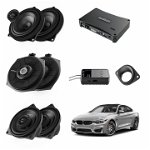 Pachet sistem audio Plug&Play Audison dedicat BMW K4E X4M + Amplificator AP 8.9bit 520W + Conectica dedicata, Audison