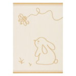 Covor pentru copii galben-bej antialergic 230x160 cm Rabbit and Bee - Yellow Tipi, Yellow Tipi