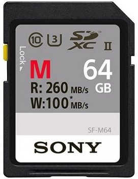 Sony Card de memorie SF64M, 64GB SD, SDXC Class 10 UHS-II