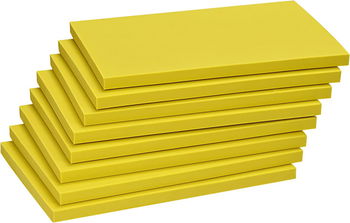 Set de 8 blocuri pentru sculptat Sourcing Map, galben, 150 x 100 x 8 mm