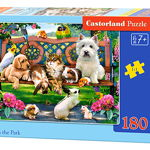 Puzzle Castorland, Animalute in Parc, 180 piese, Castorland