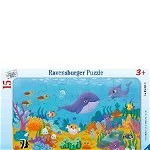 Puzzle 15 piese - Animalute marine, Ravensburger