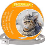 Guler antipurici pentru pisici PROZADALAN 100% natural, ajustabil